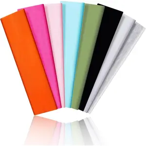 8 count Soft Elastic Stretch Workout  Headbands for Women - Soft Cloth, -Absorbing, Colourful Athletic Headbands for Girl's Hair, Ideal for Yoga,Running and Gym
