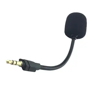 3.5mm Detachable Microphone For Logitech G733 Lightspeed Gaming Headset Accessories Replacements 360° Bendable Mics