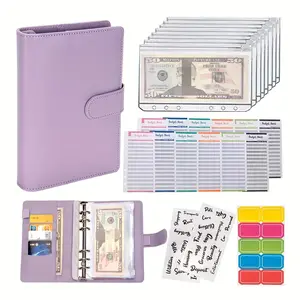 Budget Binder Cash Envelopes For Budgeting Money Organizer For Cash Money Envelopes For Cash A6 Budget Binder With Zipper Envelopes Office Supplies Office Stationery Savings Tracker Organizer