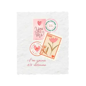 Love Stamps Valentine's Day | Eco-Friendly Greeting Card