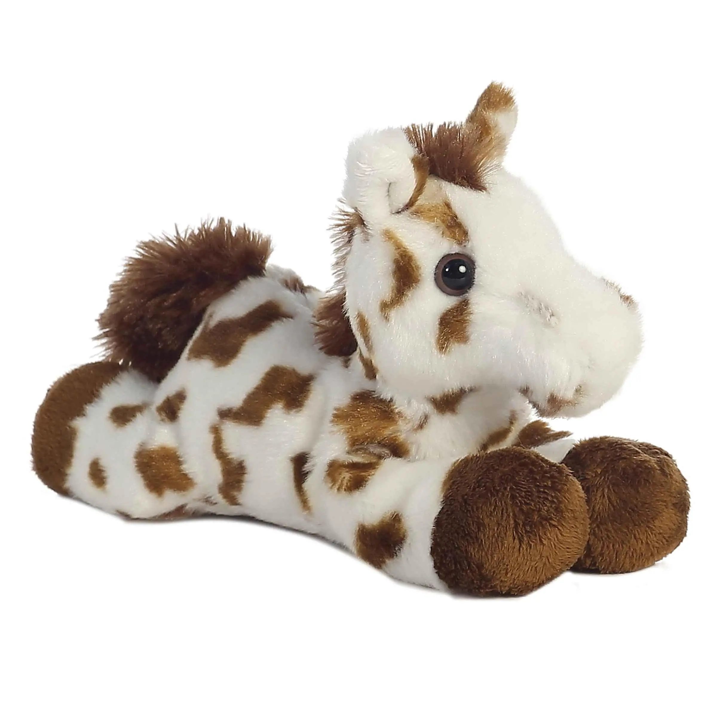 Aurora World Mini Flopsie Gypsy Appaloosa Horse Stuffed Animal - Spotted Plush with Bean-Filled Body - Soft Toy for Kids, Toddlers, and Collectors - Brown, 8 Inches