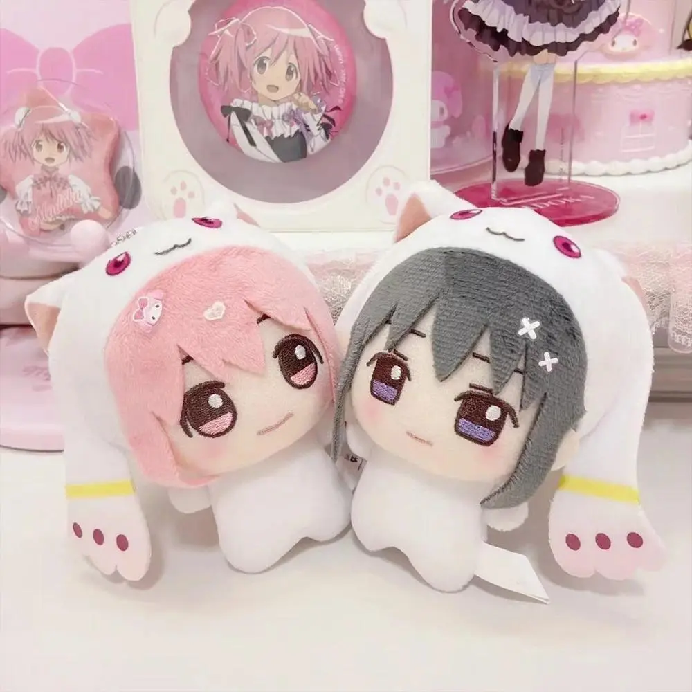 Anime toy Pendant Kaname Madoka plush Akemi Homura keychain Miki Sayaka Cartoon Toy Cosplay Soft Stuffed Doll Mami plushie Gifts