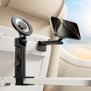 ESR MagSafe Phone Holder for iPhone 17/16/15/14/13/12 Portable Travel Stand with Metal Ring Airplane Travel Essentials Foldable & Portable 360° Rotation