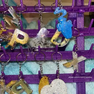 Custom Zodiac Key Chain with Numbers and Color Options