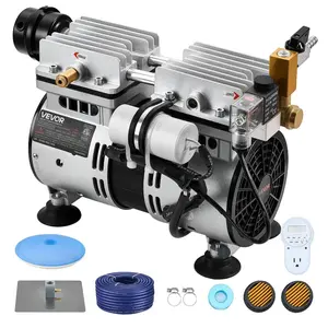 VEVOR Pond Aerators, 5.2CFM Aeration System for Lakes up to 3 Acres, 3/4 HP Air Compressor, 1 Diffuser 100' Weighted Tubing, Outdoor Pond Aeration Pump for Deep Water Oxygen Circulation