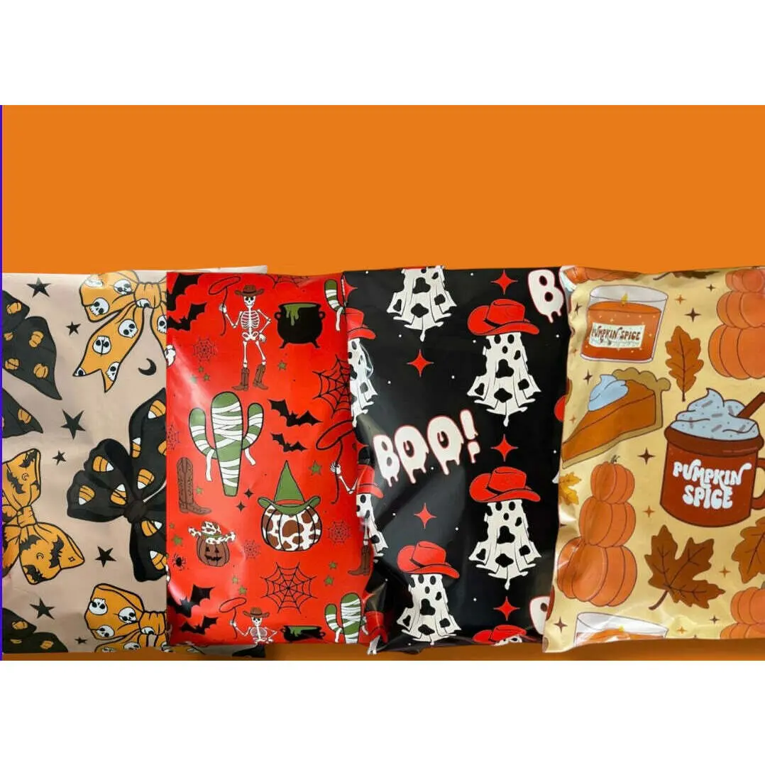 10x13 Spooky Fall / Halloween Variety Poly Mailers