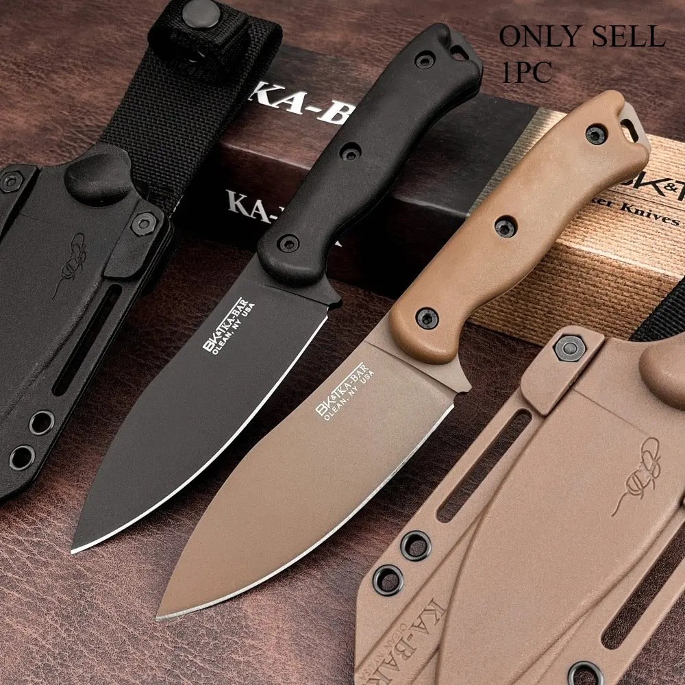 New BK19 Jungle Fixed-Blade Knife with Sheath – High-Quality D2 Blade, Nylon/Fiberglass Handle, Sheath Included – Survival, Camping, EDC, Cutting, Outdoor, Hiking, Trekking, Mountaineering, Rescue Knife, Survival Gear, Survival Equipment