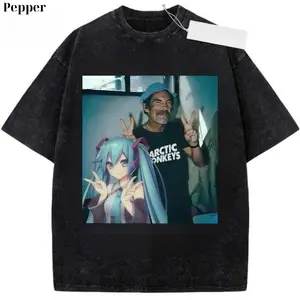 Miku & Don Ramon T-shirt, Funny Crossover Graphic Tee, Vintage Aesthetic Unisex Shirt - Vintage Graphic Tee -  Unisex S-3XL - Menswear & Womenswear - Streetwear Tops - Casual Cotton Crewneck Shortsleeve Tshirt