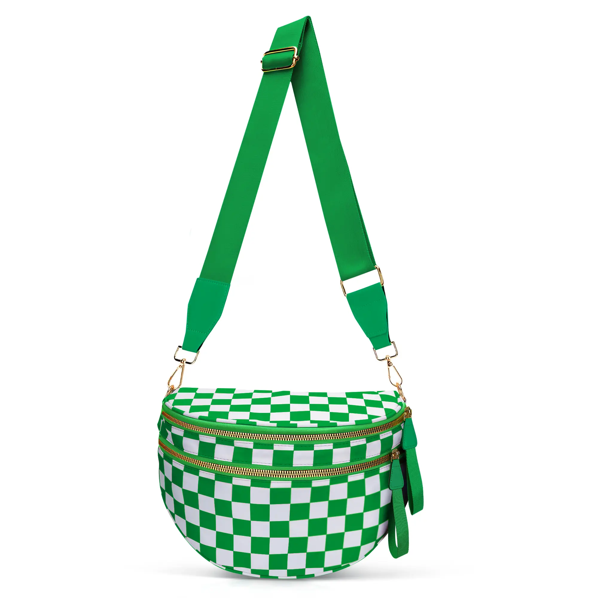 Green & White Checkered