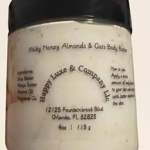 Milky Honey Almonds & Oats Body Butter