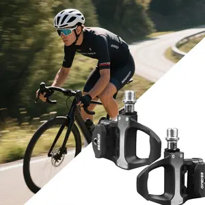 Gineyea Road Bike Clip Pedals, SPD Clipless Road MTB Cycling Pedals with Cleat Compatible with SPD-SL