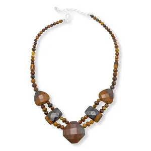 Mine Finds by Jay King Sterling Silver Desert Sunset Chalcedony Necklace