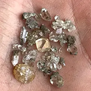 Herkimer Quartz Crystals 2 Grams AA Grade Natural Hand-mined Double Terminated Gemstones from Middleville, New York