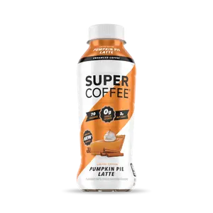 Super Coffee, Pumpkin Pie Latte, 10g Protein - Ready To Drink Protein Iced Coffee, 12 Fl Oz (Pack of 12) Low Net Carbs, No Added Sugar, Keto Friendly super coffee