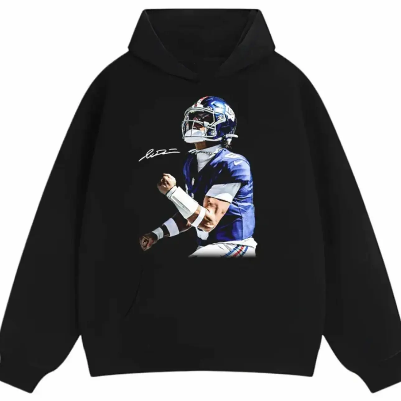 Unisex Jaxson Dart Aura Graphic Hoodie - Youth & Adult Oversized Cotton Pullover Tops, Comfortable Fabric Apparel with Streetwear Style, Breathable, Everyday