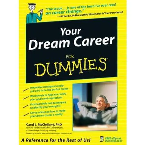 Used Workbook: Your Dream Career for Dummies by Carol L. McClelland (Paperback)
