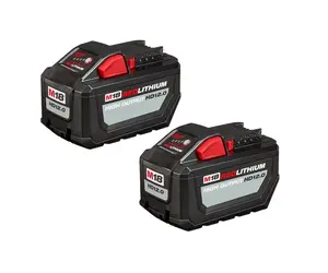 Milwaukee 48-11-1812 M18 XC12.0 12AH RedLithium High Output Cordless Power Tool Batteries for M18 Systems