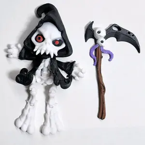 3D Printed Articulated Reaper Figurine by Twisty Prints