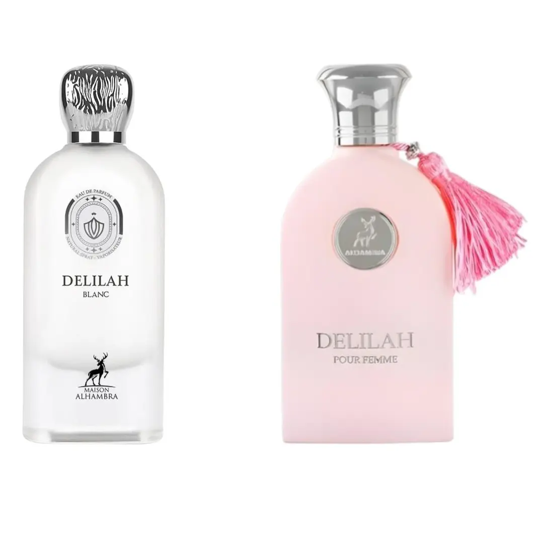 (2pc Bundle Pack) Delilah + Delilah Blanc by Maison Alhambra EDP Spray, 3.4oz
