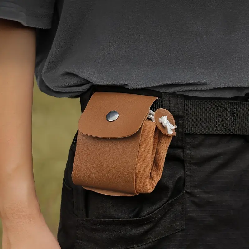Outdoor camping foraging bag Foraging bag Fruit picking bag Waist hanging tool bag Jungle storage bag Sports Bag Durable Outdoor Hiking