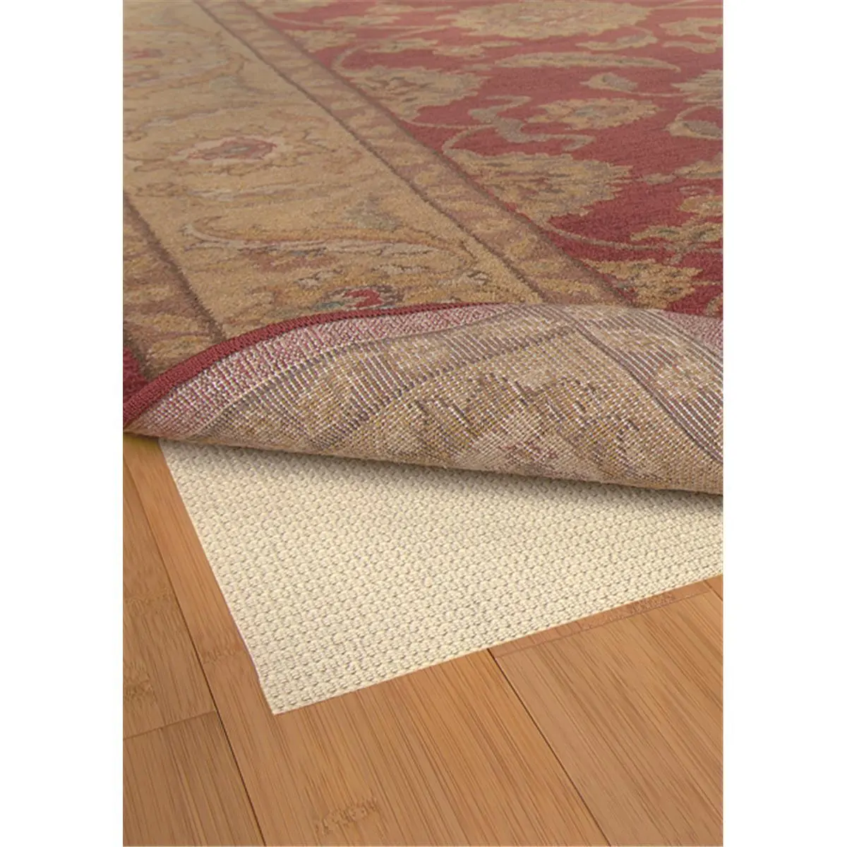 Oriental Weavers S0001C056355ST Sure Grip Cut Area Rugs, 1 ft x 10 in & 11 ft x 8 in, Beige