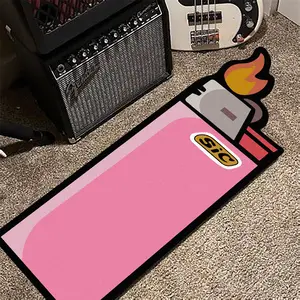 Modern Creative Gradient Lighter Print Carpet, Foldable Plush Rug for Living Room Bedroom Corridor Kitchen, Easy Care Large Area Mat, Modern Indoor Rug