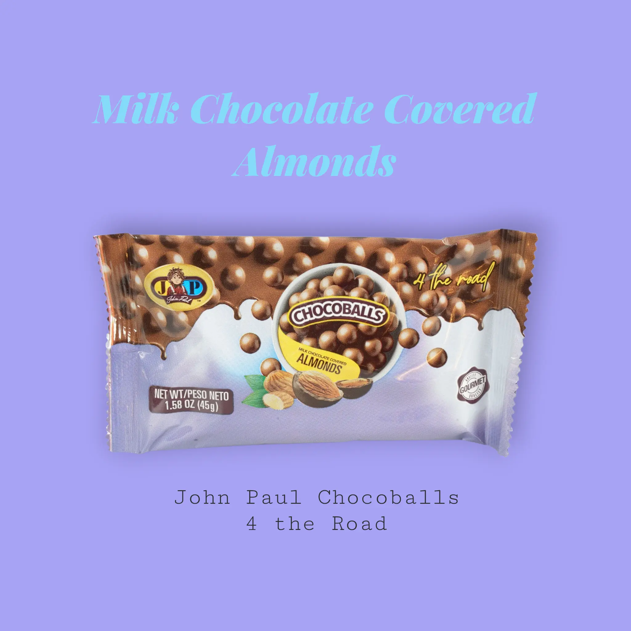 JP ChocoBalls Almond — Milk Chocolate · 4 the Road (3-Pack)