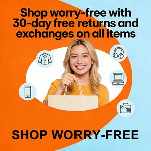 Easter Idea Shop worry-free with 30-day free returns and exchanges on all items. Leave a photo review after your purchase and message customer service to receive a special coupon.