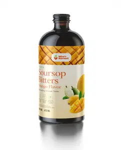 Mira's Harvest Soursop Bitters Mango Flavor, Premium Grade,  Immune Boost, Refreshing Taste, Digestive Boost, Energy Boost