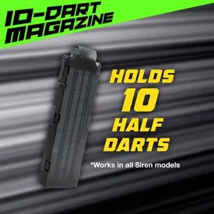 Siren Blaster Ultra High Performance 10 Dart Magazine - Compatible with Siren Gnarl & Maurl Blasters - Official Siren Darts for Enhanced Performance