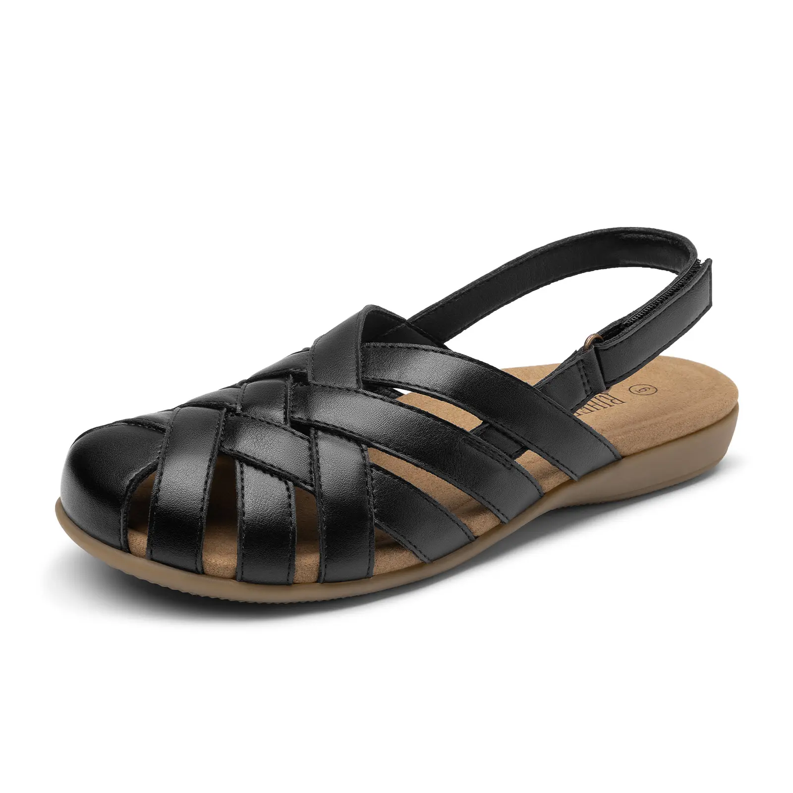 RIHERO Women's Closed-Toe Arch Support Fisherman Sandals - Adjustable Strap Comfy Walking Women Sandals, Shoes, Footwear