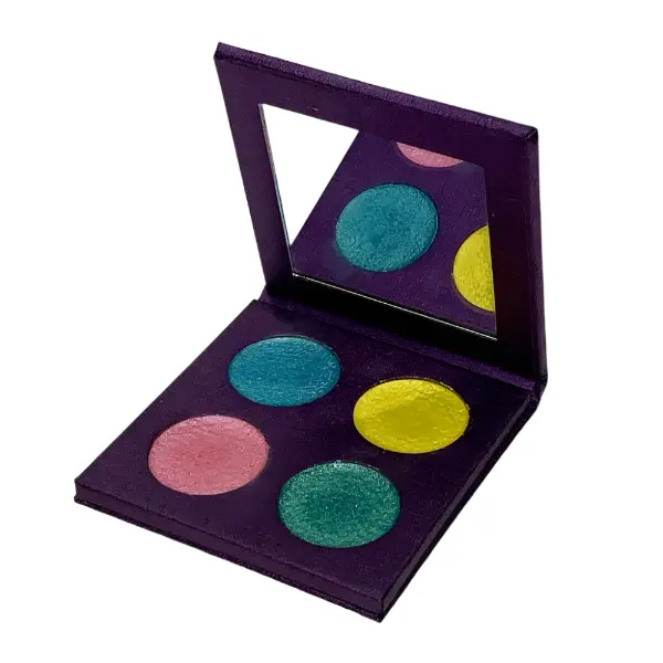 Lucky Charms Talc Free Shimmer Eyeshadow Palette - Four-Shade Collection for Any Occasion Magic in Your Look