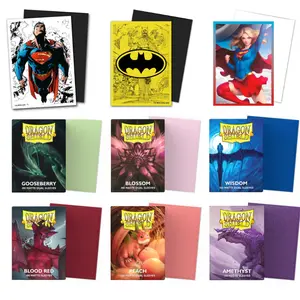 Dragon Shield Sleeves Standard Matte & Dual Art 100 & 60 Count for Magic The Gathering & Pokémon Trading Card Accessories Durable Matte Dual Sleeves with Black Inner Layer for Contrast and Opacity