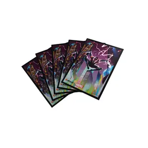 Gamegenic Magic: The Gathering Marvel’s Spider-Man Premium Art Sleeves - Spider-Man Miles Morales - 105 Matte Textured Card Sleeves with Full-Color Artwork, Tournament-Ready & Plastic-Free Packaging