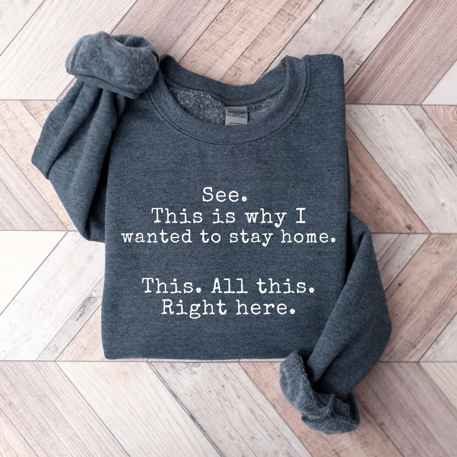 Funny Sweatshirt, Seeing This Is Why I Wanted To Stay Home All This Is Here Sweatshirt, Funny Saying Shirt, Funny Sarcastic Introvert Shirt