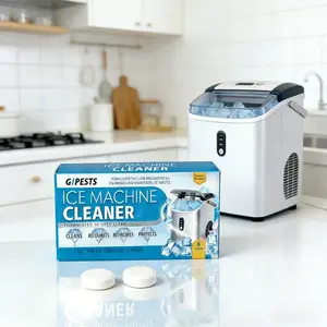Newly packaged AGICEA 12-piece ice maker cleaner descaling agent, upgraded formula, suitable for household ice maker cleaner, ice machine cleaner
