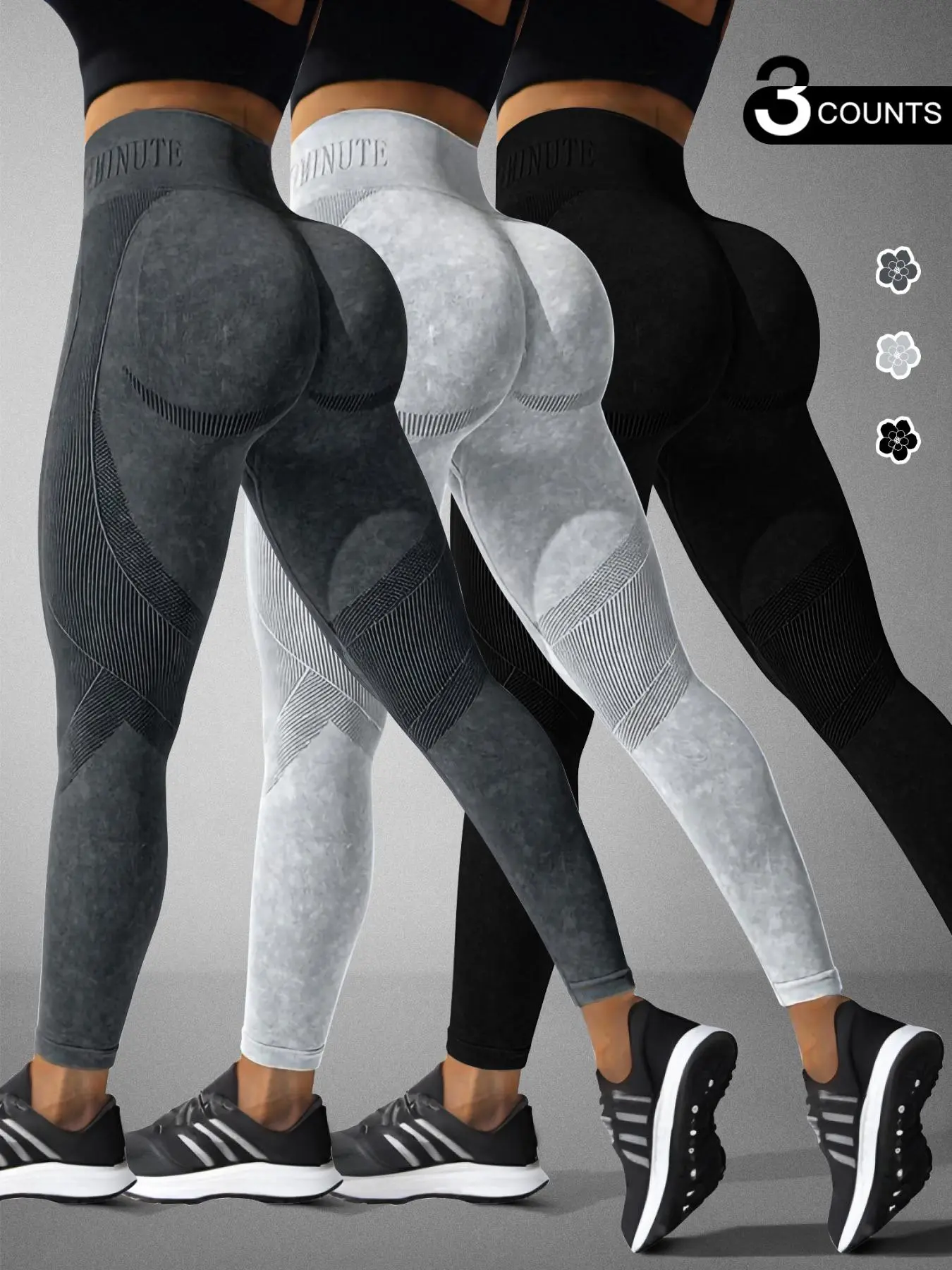 Black light gray dark gray