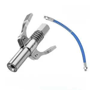 12,000 PSl High Pressure Grease Nozzle Fittings,Compatible With All 1/8"NPT Grease Guns,Grease Joint Fittings,Grease GunCoupler,For greasing all machinery and equipment filling.