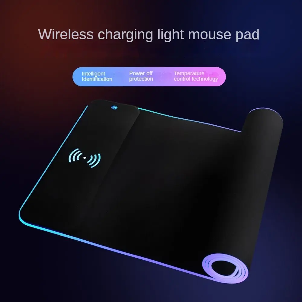 XXL Extended Universal Mouse Pad - 800x300mm Glow RGB Gaming Pad, Waterproof, Quick-Wiping, Multi-Use Desk Mat for Gamers Writers, PC Laptops, Office & Home, Extended Mouse Pad, Spill Proof