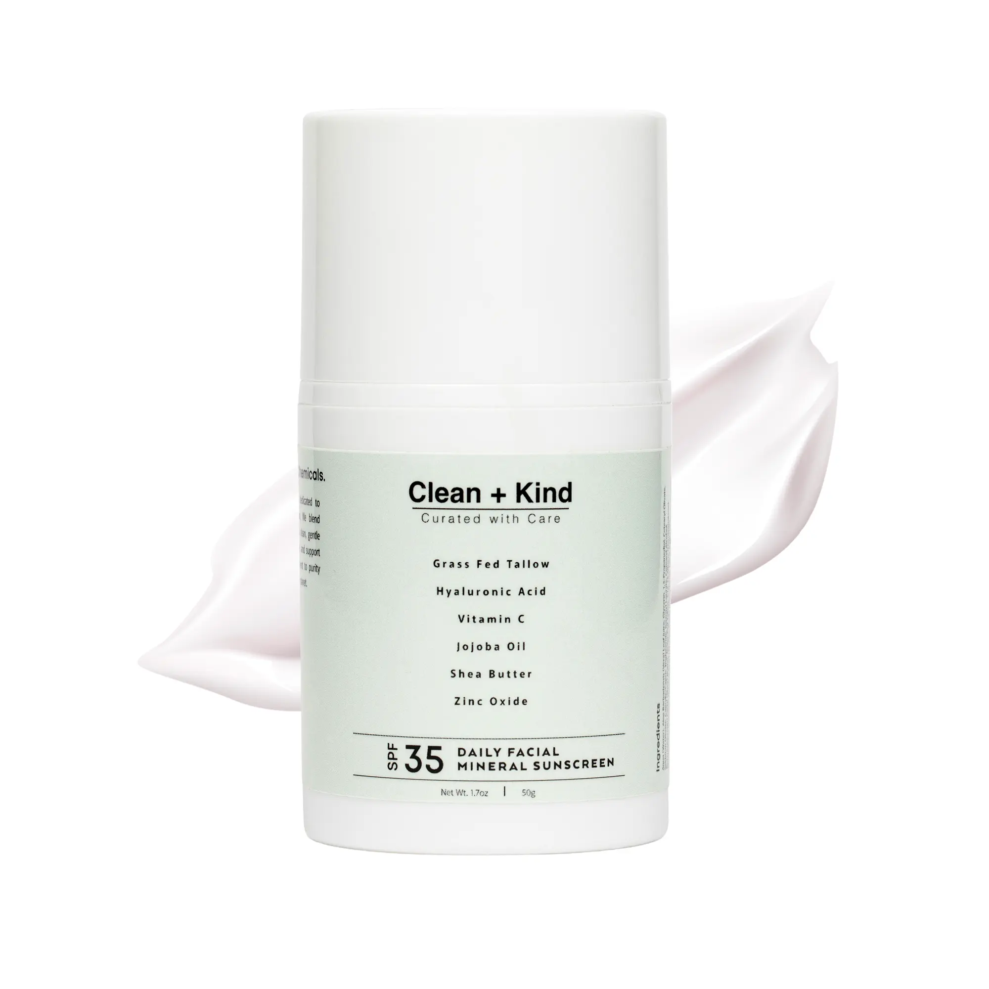 Clean + Kind Daily Moisturizing Sunscreen SPF 35 - Lightweight Mineral ...