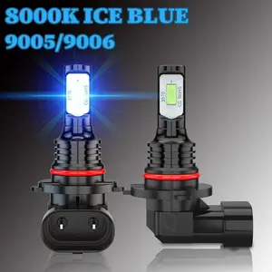 Ice Blue 9005 LED Headlight Bulbs for Acura CL RL TL CSX TSX MDX High Beam 8000K