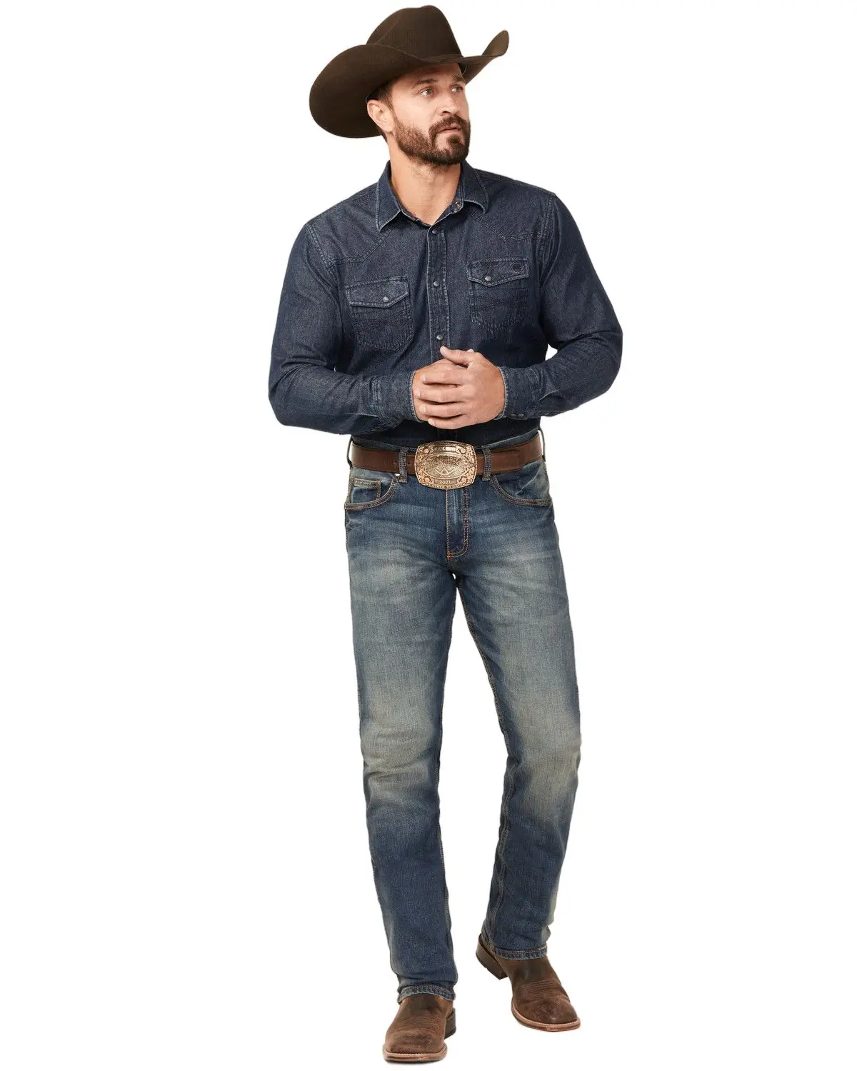 Wrangler Men's Retro Men'S Bozeman Medium Wash Low Rise Slim Straight Jeans - Wlt88bz