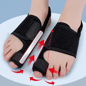Hallux Valgus Corrector 2 in 1 Kit Adjustable Bunion Splint and Toe Spreader for Pain Relief From Big Toe Misalignment Day Night Use for Men Women