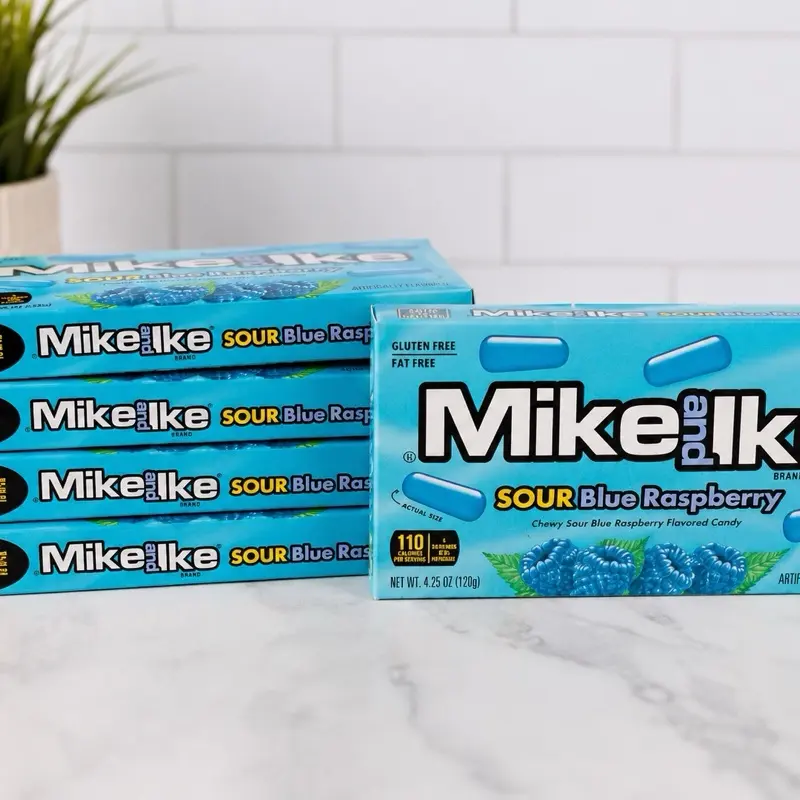 Mike and Ike’s Sour Blue Rasberry 5 pack