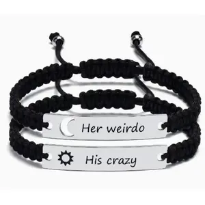 Matching Couples Bracelets for Women Men Long Distance Bracelets for Couples His Hers Bracelets Relationship Bracelets Anniversary Christmas Birthday Gifts
