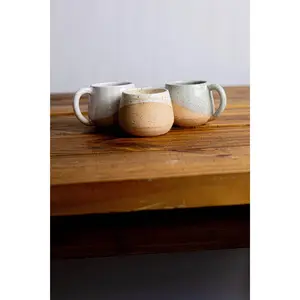 Handmade Espresso Mug/Tea Cup with handle- 4 ounces
