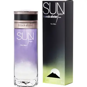 Franck Olivier Sun Java Eau de Toilette for Men, Citrus Base, Refreshing Mint Blend, Floral Notes