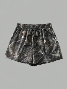 Women's Plain & Camo Print Shorts, Casual Comfy Breathable Shorts for Summer, Ladies Bottoms for Daily Wear