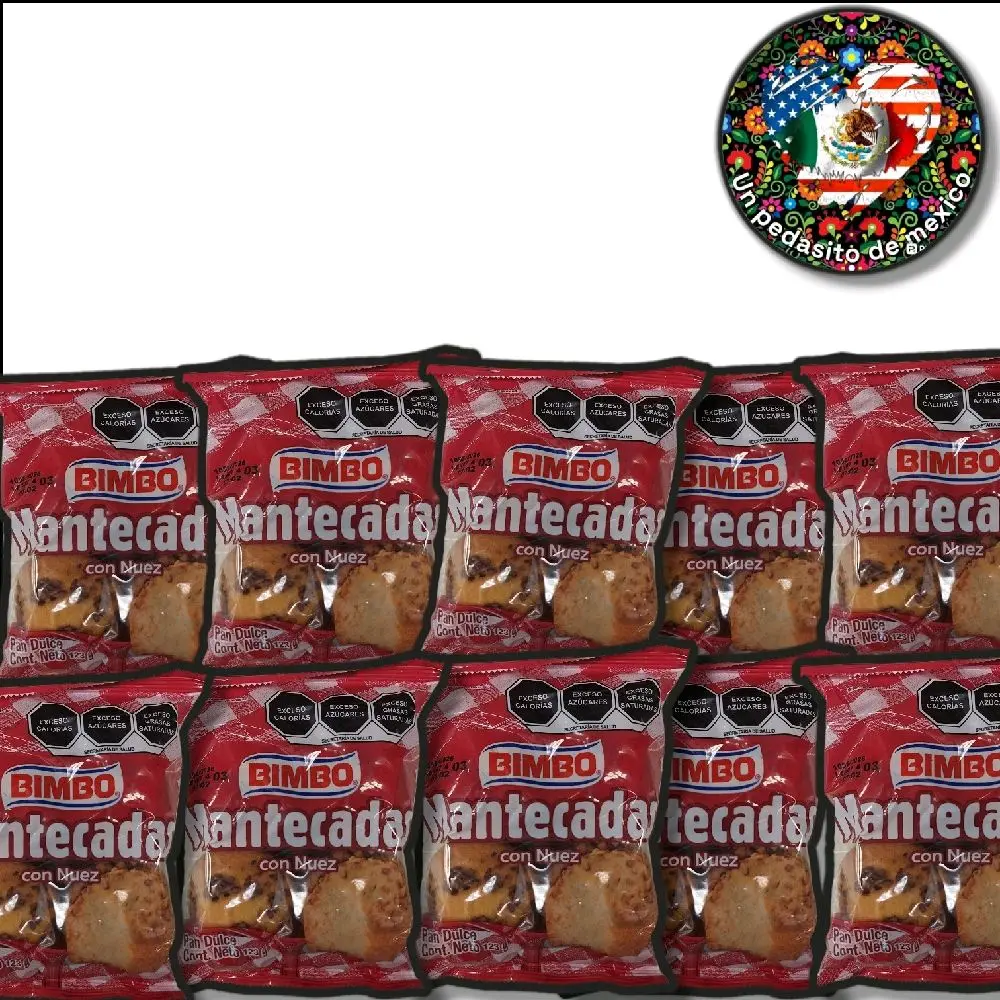 10-Pack Bimbo Mantecadas sabor Nuez