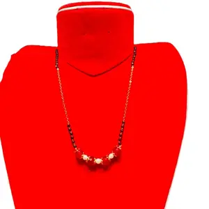 Daily Use Women's Mangalsutra with Monalisa Beads